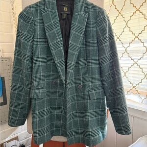 House of Harlow 1960 Plaid Blazer *runs big